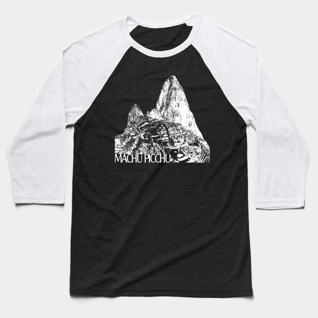 Machu Picchu Baseball T-Shirt by TravelTs